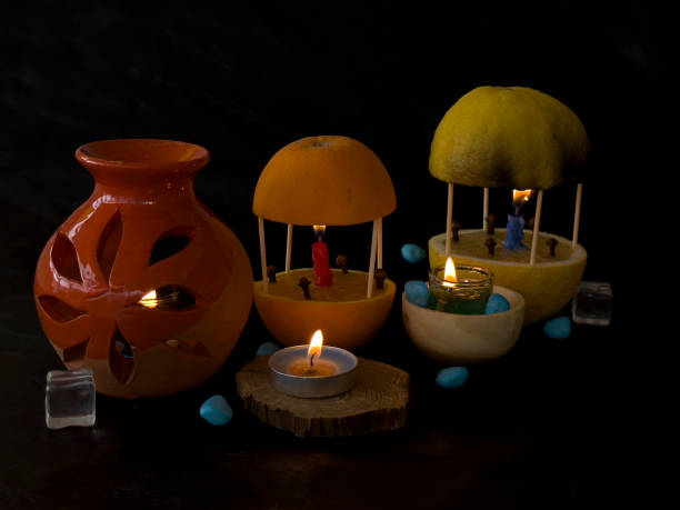 Vanilla scented candle